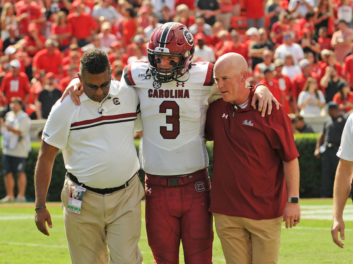 South Carolina Ryan Hilinski Georgia injury